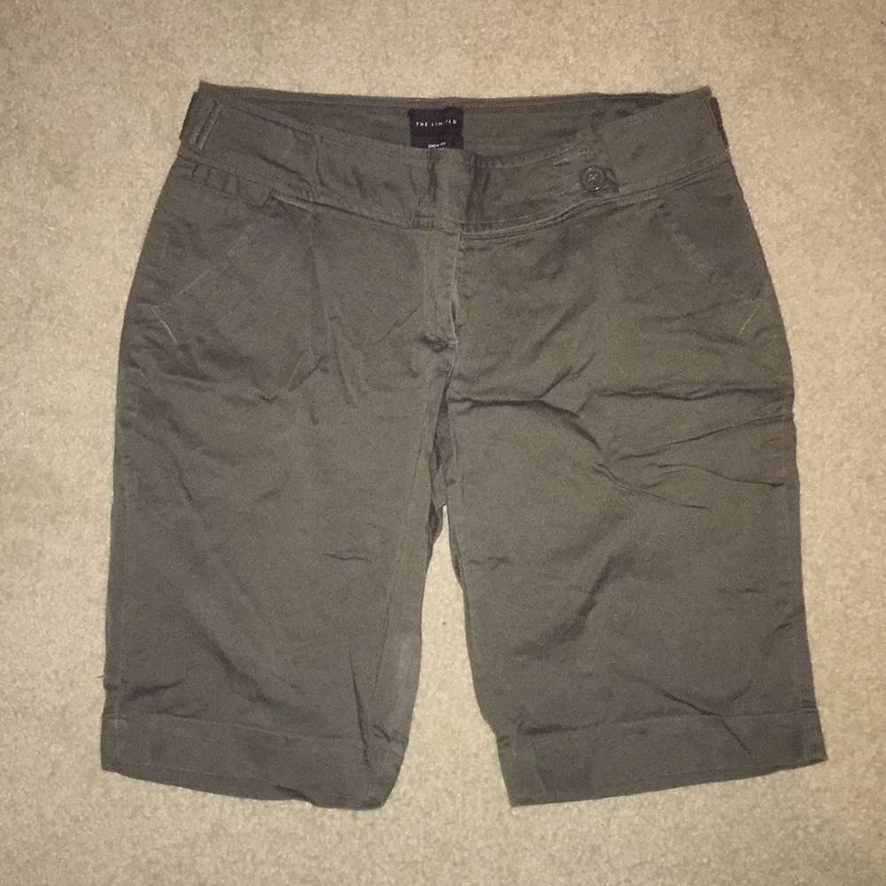 Olive Green Bermuda Shorts